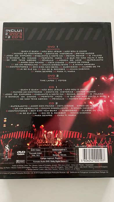 Xutos & Pontapés ‎– Estádio do Restelo 2009 - 2cd + 2 dvd