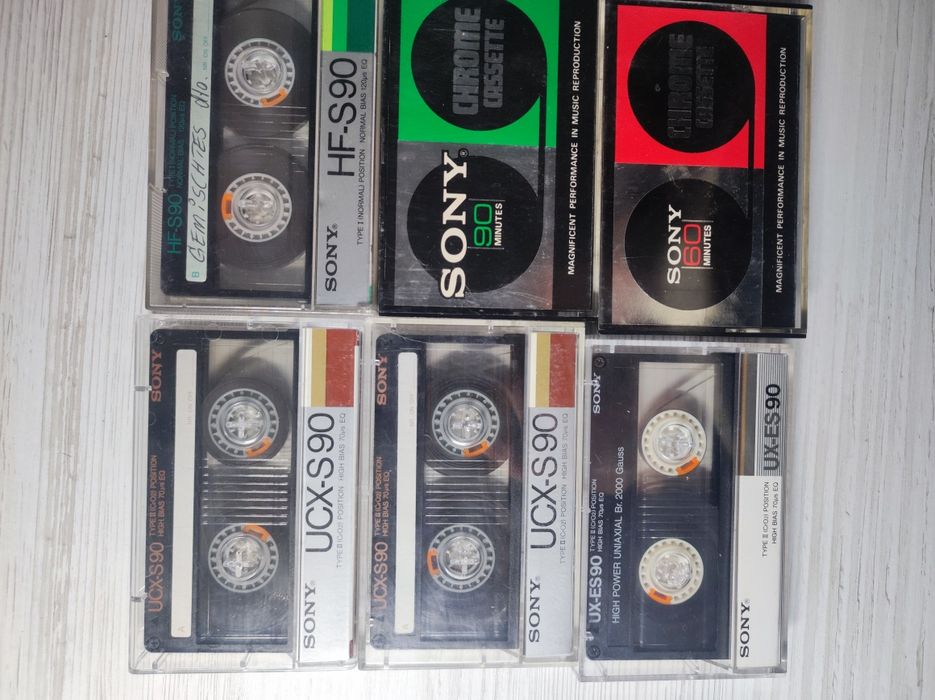 Sony UCX -S 90, UX-ES 90,HF-S 90  аудіокасети