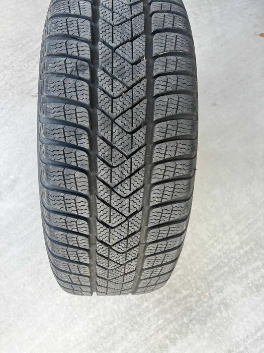 4 jantes com pneus (winter) com muito pouco uso 225 55 R17