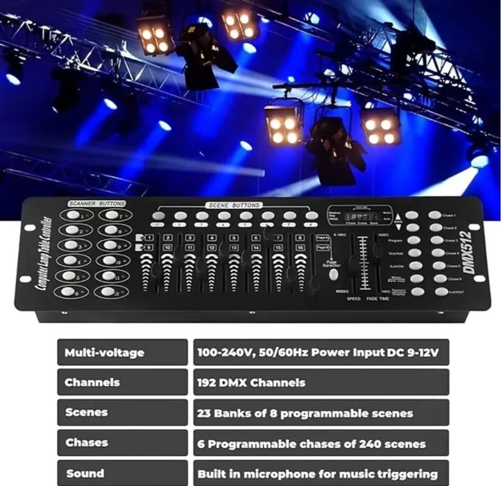 Consola DMX512-192canais
