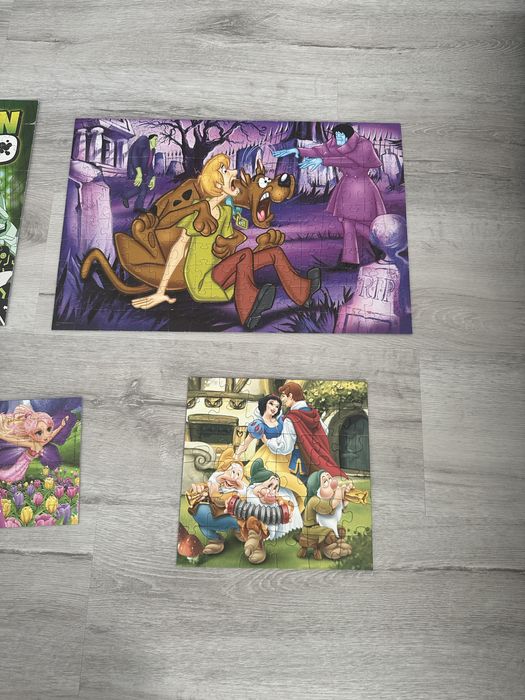 Puzzle Scooby Doo, puzzle Ben 10, puzzle dla dzieci, puzzle barbie