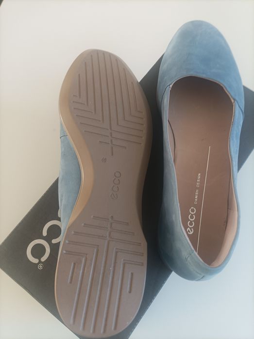 Buty Ecco Incise enchant baleriny czółenka półbuty