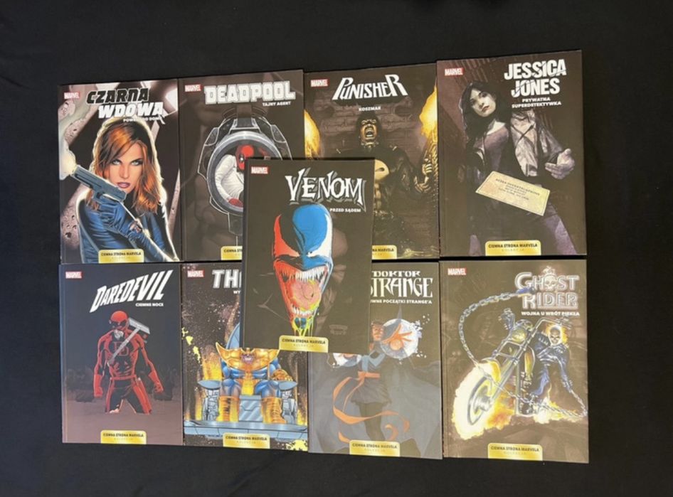 Komiksy marvel ciemna strona tomy 1-6, 8,9,10