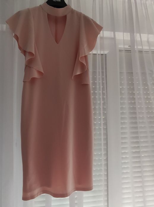 Sukienka, pudrowy róż,rozm.S/M