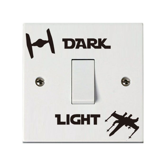Autocolantes vinil Star Wars para interruptor luz - ver outros