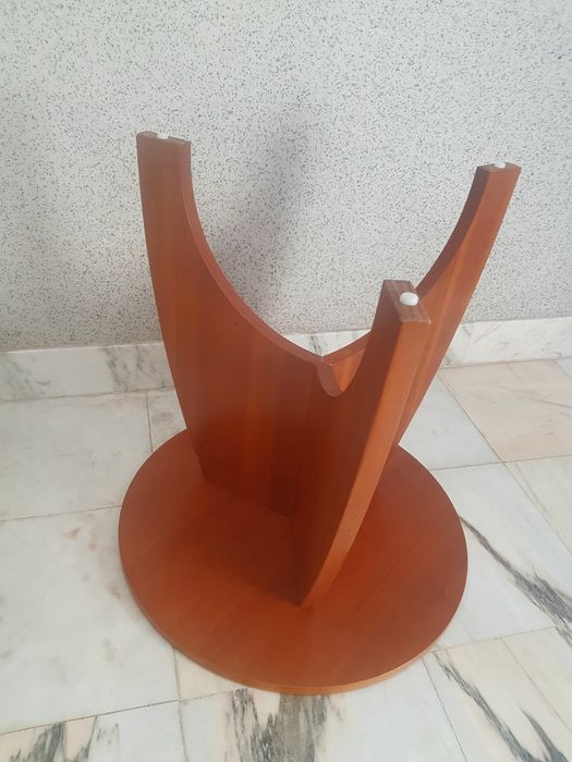 Mesa Redonda Cerejeira Maciça 51cm