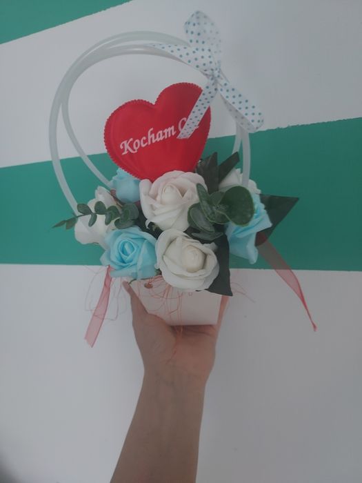 Flowerbox z kwiatków mydlanych