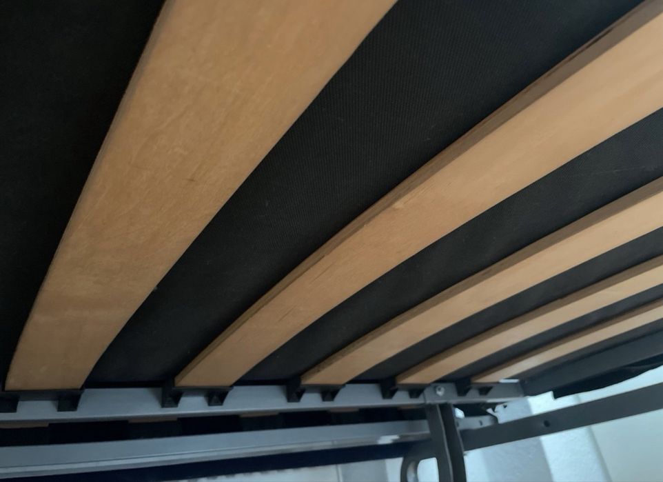 Sofa Rozkładana z Funkcją Spania 150 cm Granatowa