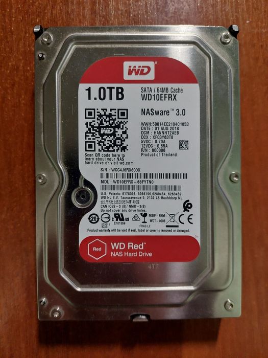 Жорсткий диск HDD WD Blue 500 гб/ WD Red 1 Тб / Seagate 80, 250 гб