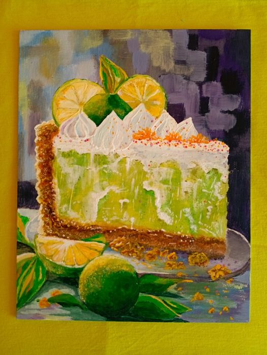 Obrazek ręcznie malowany akrylem 24*30cm