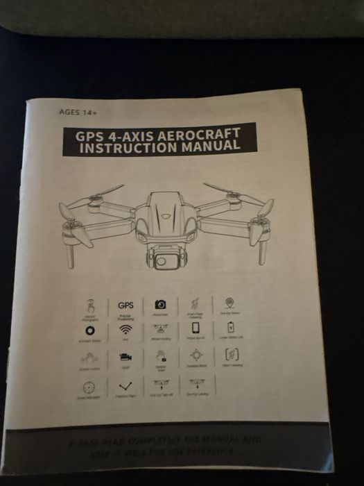 Drone GPS 4-Axis com Câmara – Dobrável – Mala Incluída