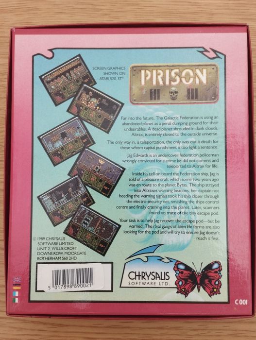 Gra PRISON III Amiga komplet stan idealny testowana!