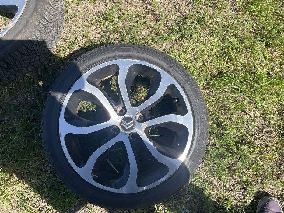 Oryginalne Felgi Aluminiowe 17" Citroen C3 Picasso + Opony Wielosezonowe 205/45R17 + Śruby