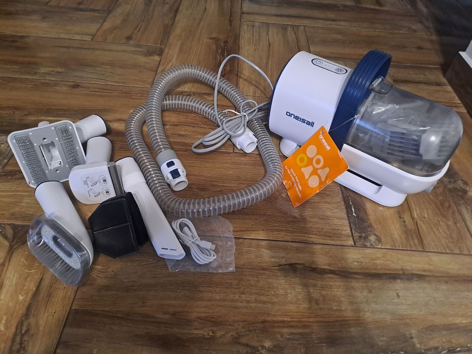 Oneisall LM2 zestaw do pielęgnacji sierści psa trymer odkurzacz