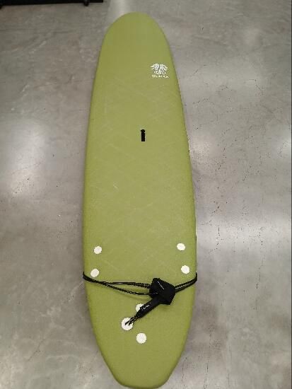 Prancha de surf em espuma 8'6" - 500 caqui