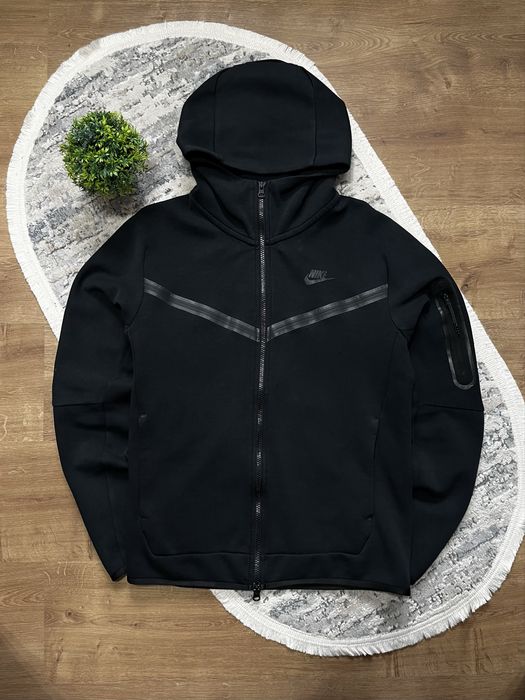 Зіп худі Nike TechFleece Black,зіпка найк течфліс,nocta,розмір М