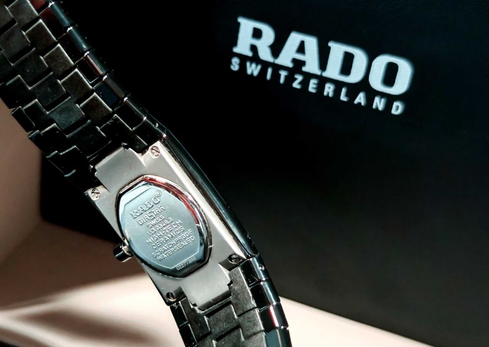 Zegarek Rado Diastar Jubile Diamonds Ceramica 4 Diamenty Komplet Box
