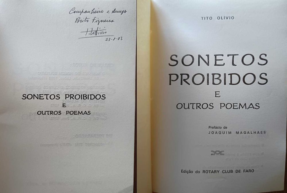 Sonetos Proibidos e outros poemas - Tito Olivio