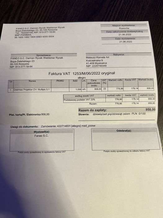 Projektor Overmax Multipic 5.1
