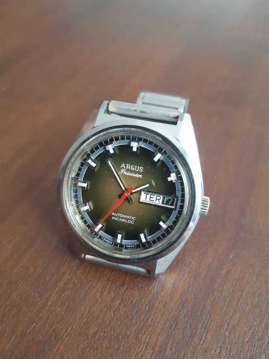 Relógio automático Argus (Suíça) séc. XX