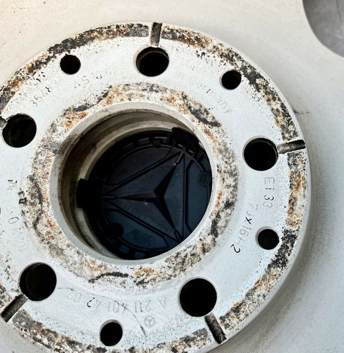 FELGI ALU + opony ZIMOWE 6mm!! MERCEDES W211 W220 W203 16” komplet!