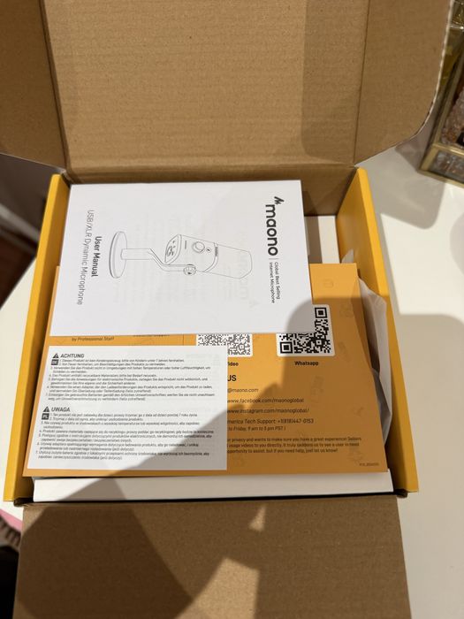 Maono PD100W Microfone Gaming