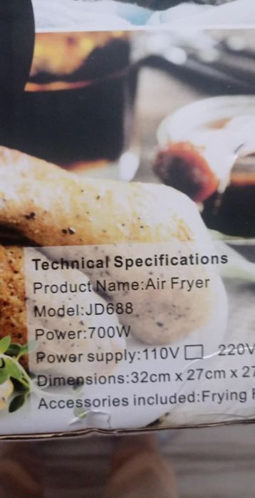 Air fryer nowy elegancki