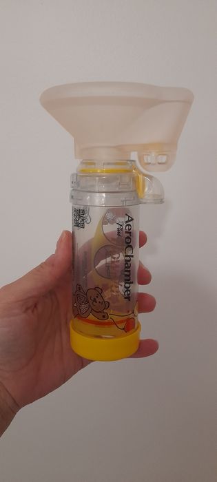 Aero chamber máscara respiração