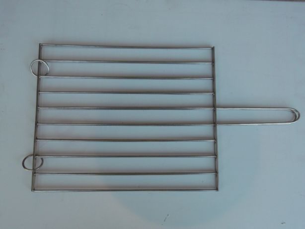 Grelha dupla para carne e peixe