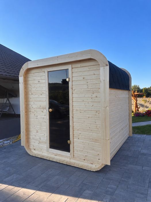 Sauna ogrodowa QUADRO 2 × 2 m