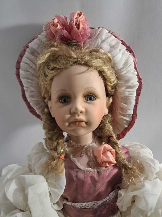 Кукла, Фарфоровая, 59 см,  фарфор
