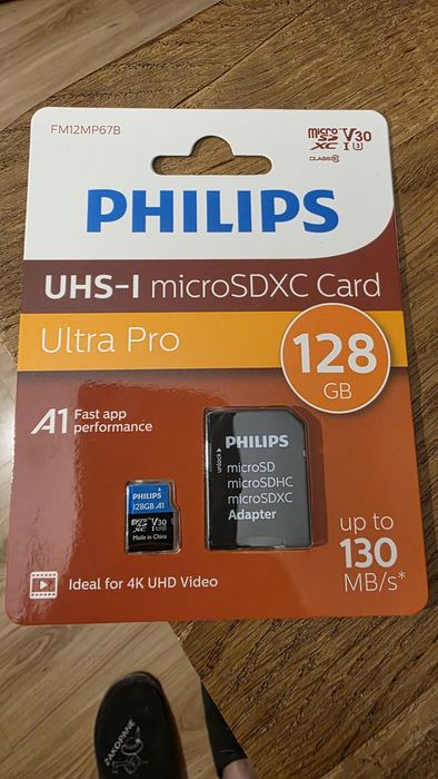 Karta pamieci Micro Sd 128gb Philips orginał