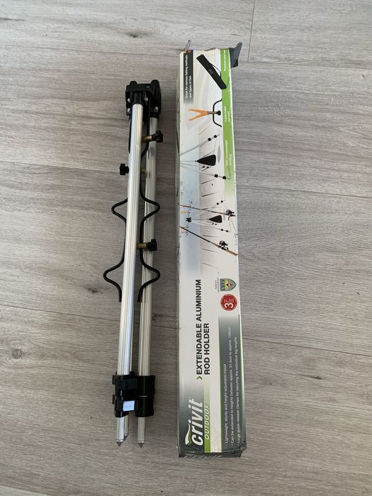 Stojak aluminiowy  na wędki crivit