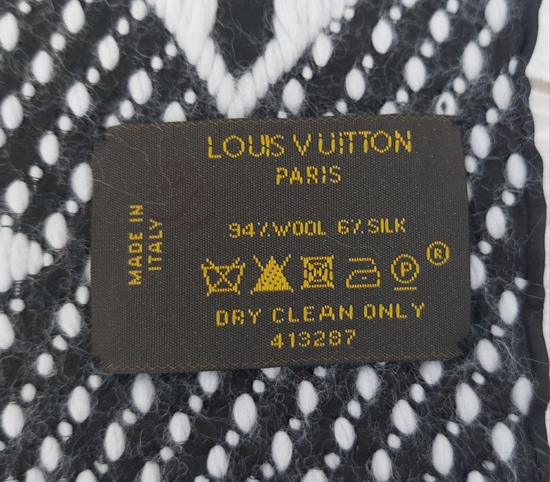 Ciepły szal z monogramem Louis Vuitton