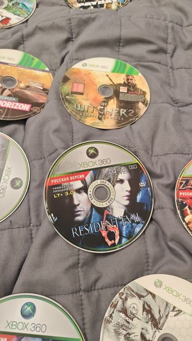 Диски на xbox 360 в не очень хорошем состоянии