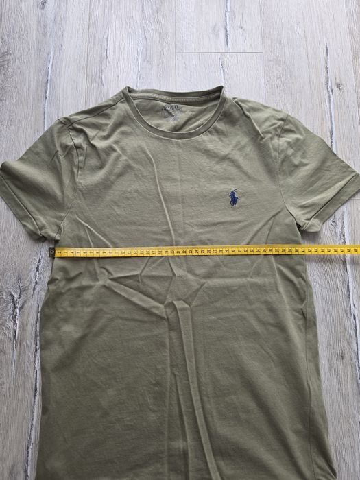 Męski T-shirt Polo Ralph Lauren, rozmiar S, oliwkowy / khaki