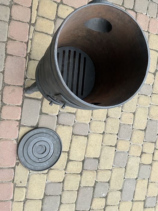 Буржуйка чугунна