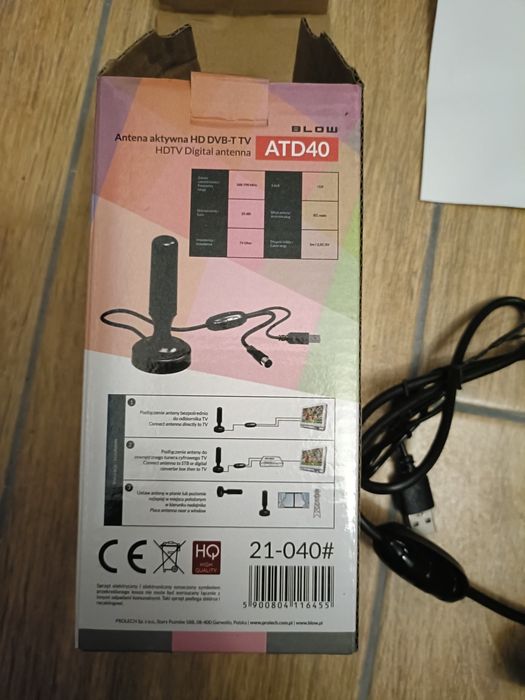 Antena pokojowa DVB-T/DVB-T 2