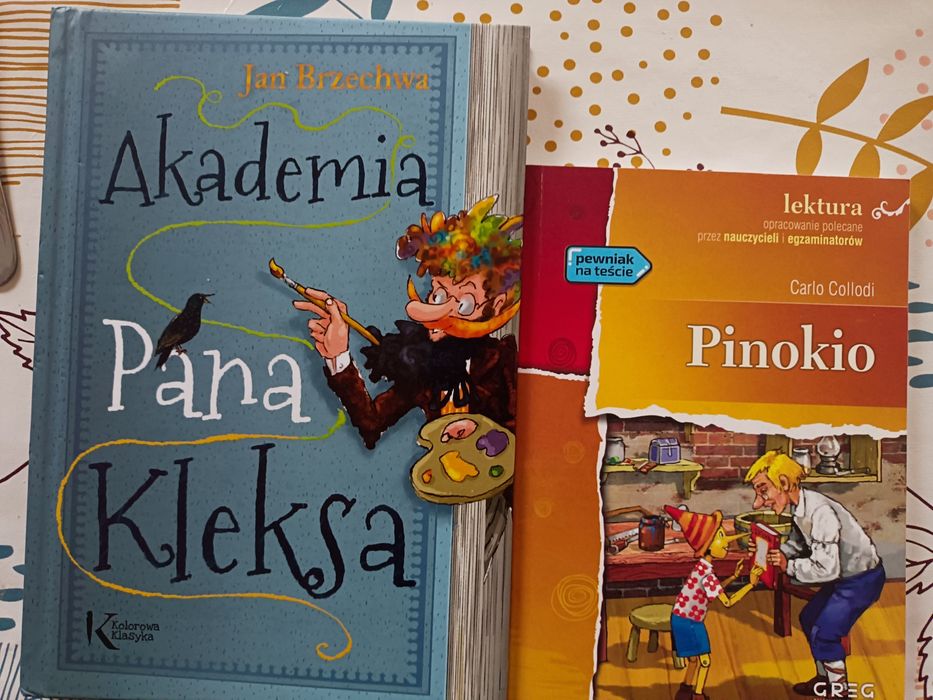 Lektury  Pinokio i Akademia Pana Kleksa