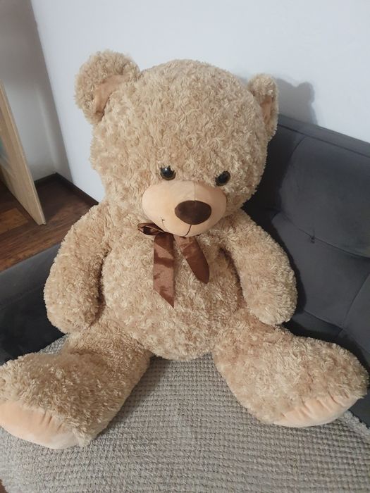 Duży miś przytulanka misiu bezowy