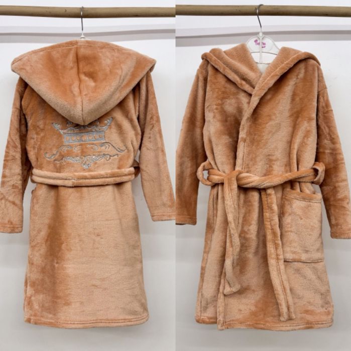 Халат дитячий вельсофт зима дівчинки хлопчика