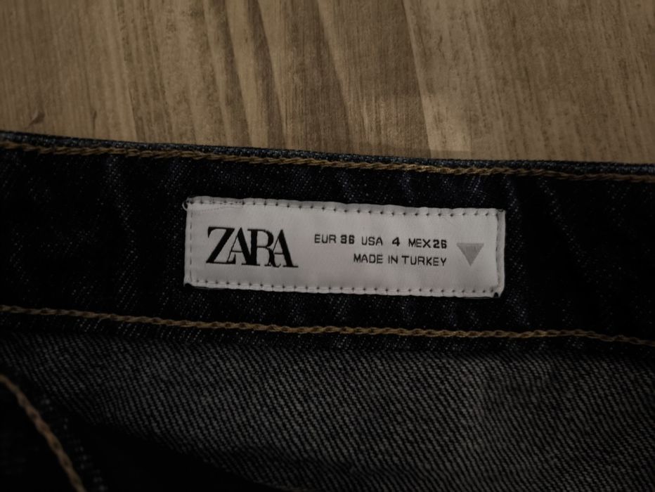 Сині джинсові шорти ZARA