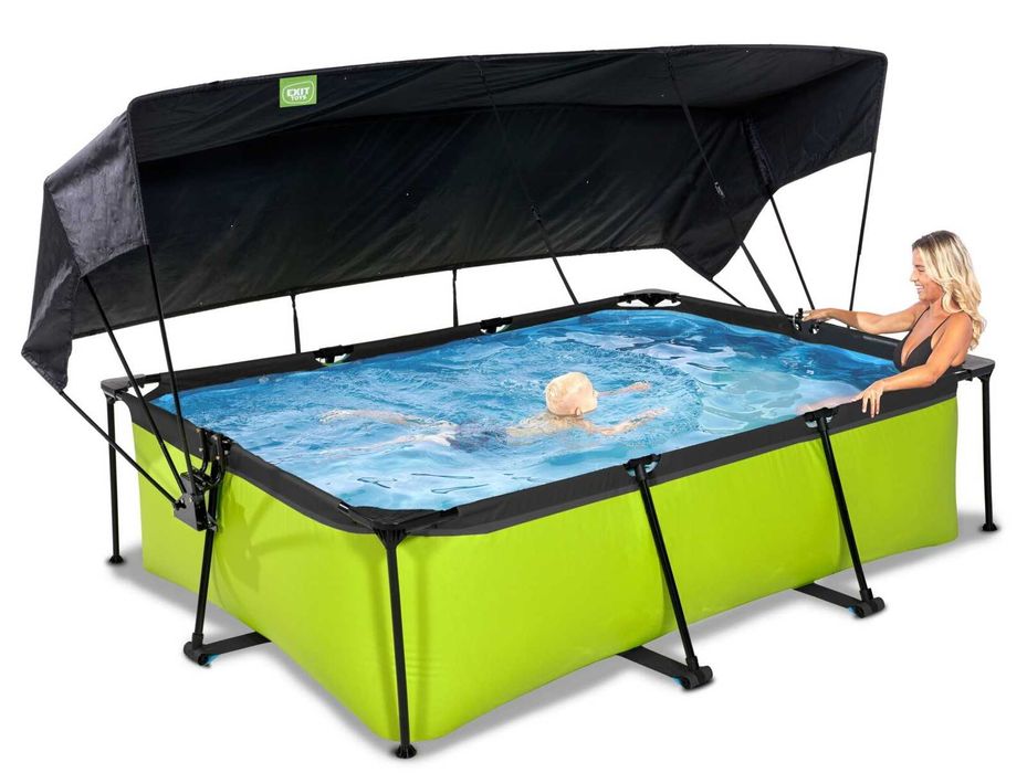 Басейни каркасні EXIT з куполом або тентом, 220х150х65, 300х200х65 см