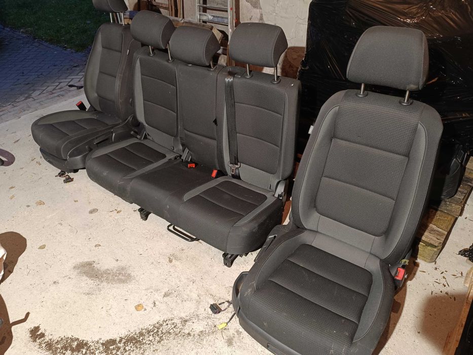 Vw Golf plus lift fotele podgrzewane kanapa wnętrze tapicerka