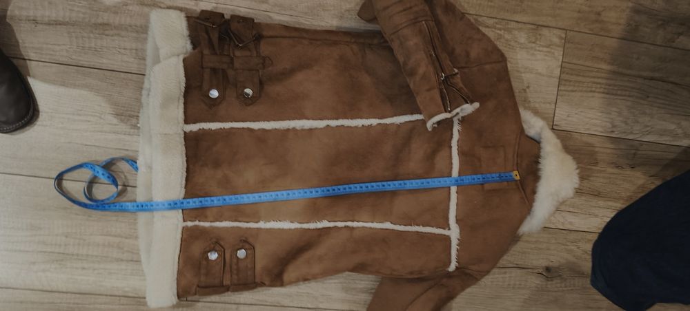 Kurtka Pilotka z Kożuszkiem River Island | Rozmiar S (36 / UK 8) | Stan Idealny!