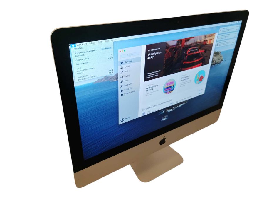 KOMPUTER APPLE iMAC 21,5'' Late 2013 i5 2,7GHz 8GB 256GB SSD FHD Iris