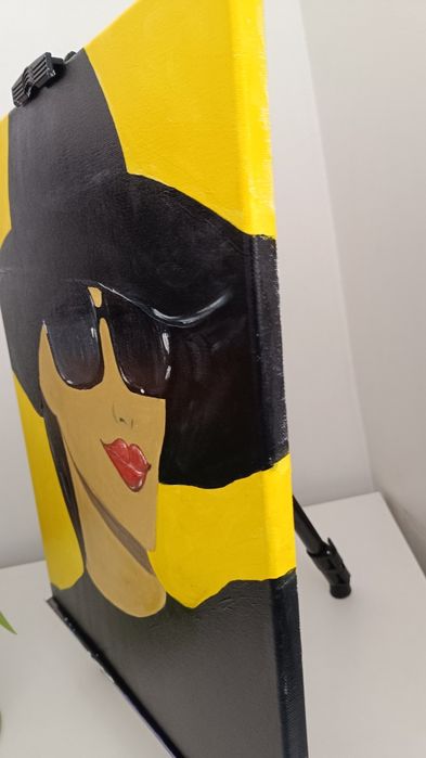 Obraz akrylowy "Red Lips & Sun"