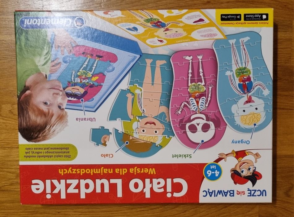 Puzzle edukacyjne Ciało ludzkie