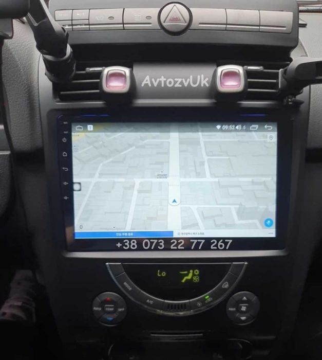 Магнітола REXTON SsangYong GPS USB TV 2 дін Рекстон CarPlay Андроїд 16