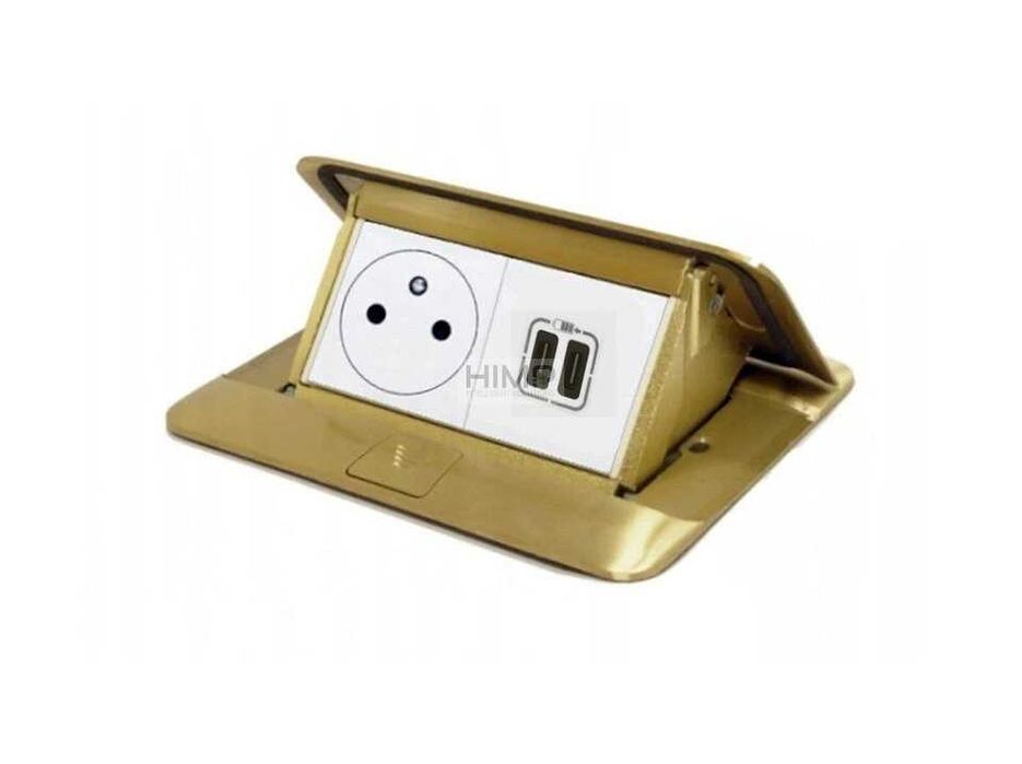 Minipuszka do blatów MOSIĄDZ gniazdo 2400 mA USB-typ A Legrand 054016